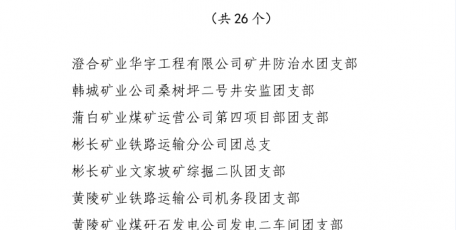神南產(chǎn)業(yè)發(fā)展公司搬家中心團總支榮獲全煤團指委和陜煤集團五四紅旗團支部榮譽稱號