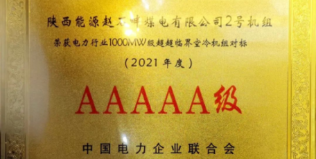 2022年中電聯(lián)火電機(jī)組能效對標(biāo)管理發(fā)布 陜投集團(tuán)榮獲多項榮譽